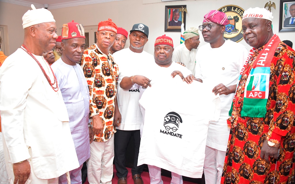 SANWO-OLU TO NDIGBO: LET’S REMAIN UNITED FOR PEACE, POLITICAL STABILITY IN LAGOS